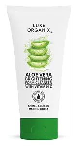 Luxe Organix Aloe Vera Brightening Foam Cleanser With Vitamin C