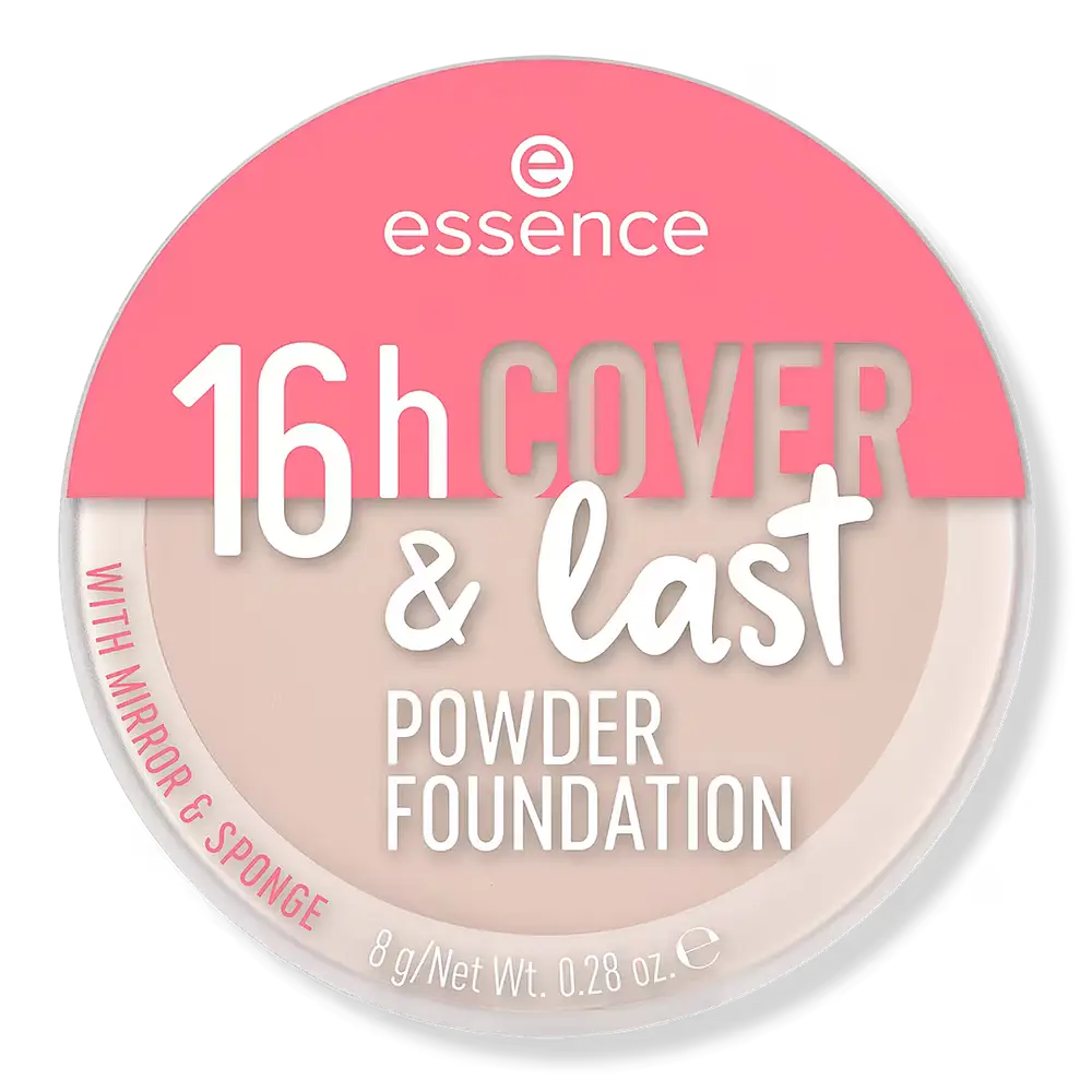 Essence 16h Cover & Last Powder Foundation 01 Porcelain