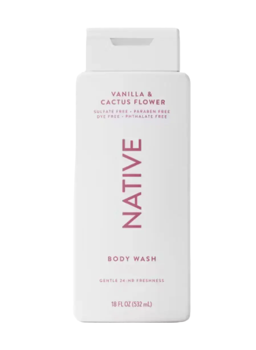 Native Body Wash Vanilla & Cactus Flower