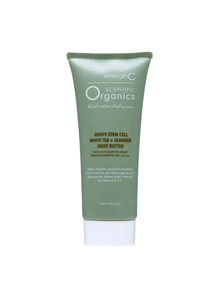 EmerginC Scientific Organics Grape Stem Cell White Tea + Seaweed Body Butter