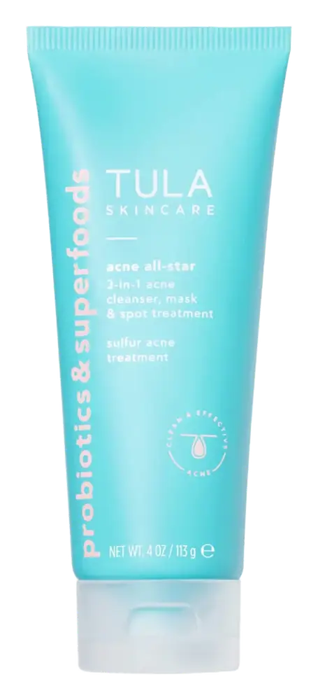 Tula Skincare Acne All Star 3-In-1 Acne Spot Treatment Cleanser & Mask
