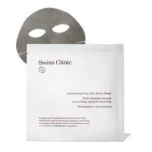Swiss Clinic Clay Sheet Mask Detoxifying Grey Clay