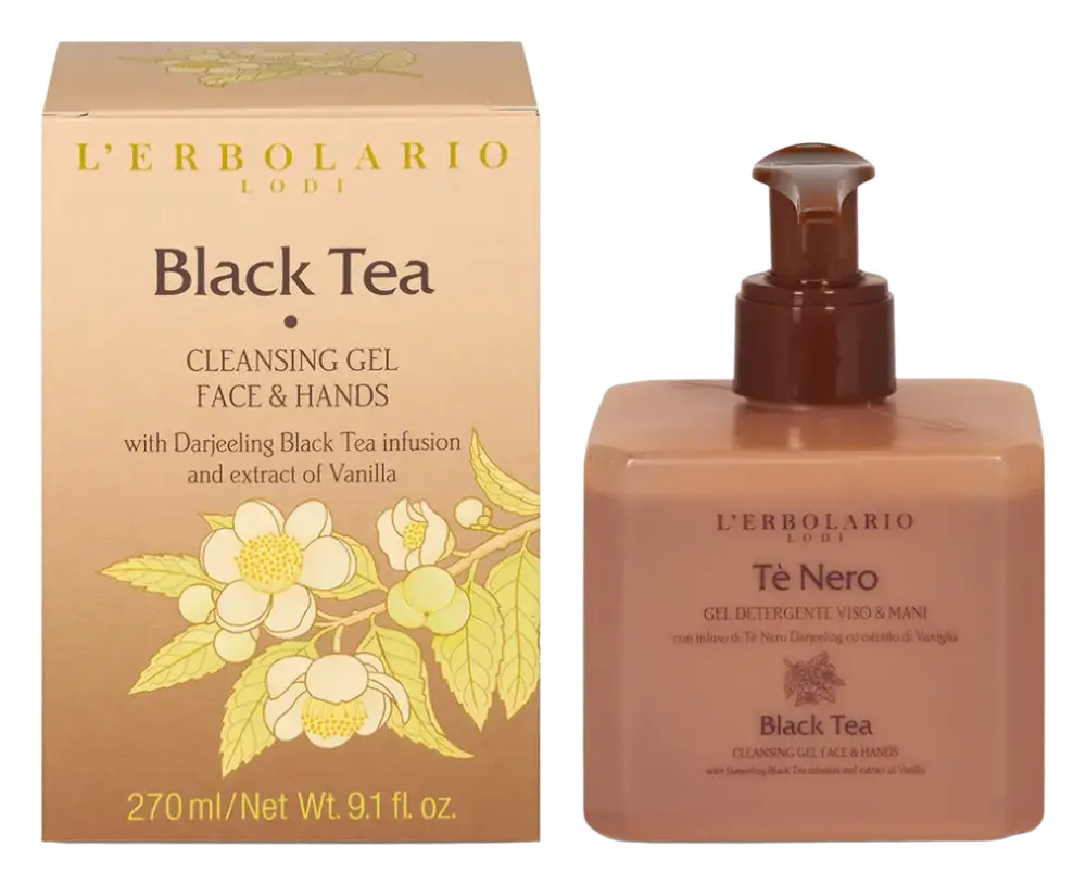 L'Erbolario Black Tea Cleansing Gel Face & Hand
