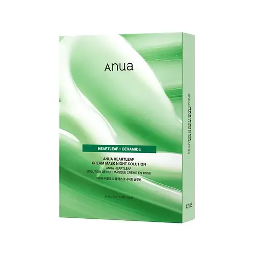 Anua Heartleaf Cream Sheet Mask Night Solution