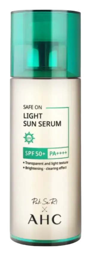 AHC Beauty Safe On Light Sun Serum SPF50+ PA++++