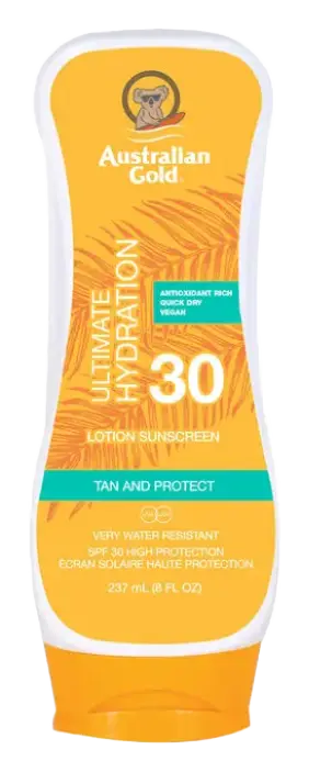 Australian Gold Ultimate Hydration Lotion Sunscreen SPF 30 Clear