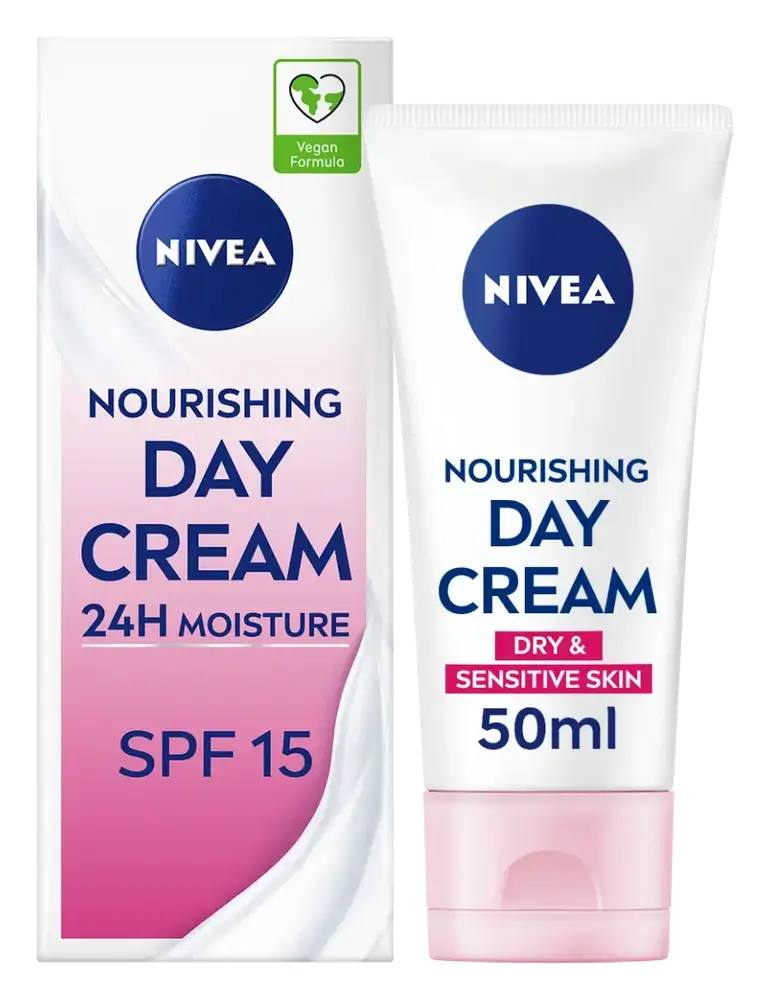 Nivea Nourishing Day Cream Dry & Sensitive Skin SPF 15 UK