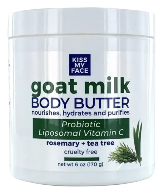 Kiss My Face Goat Milk Body Butter Rosemary + Tea Tree