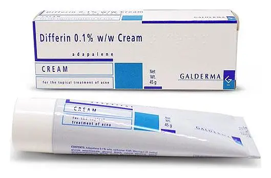 Differin 0.1% w/w Cream