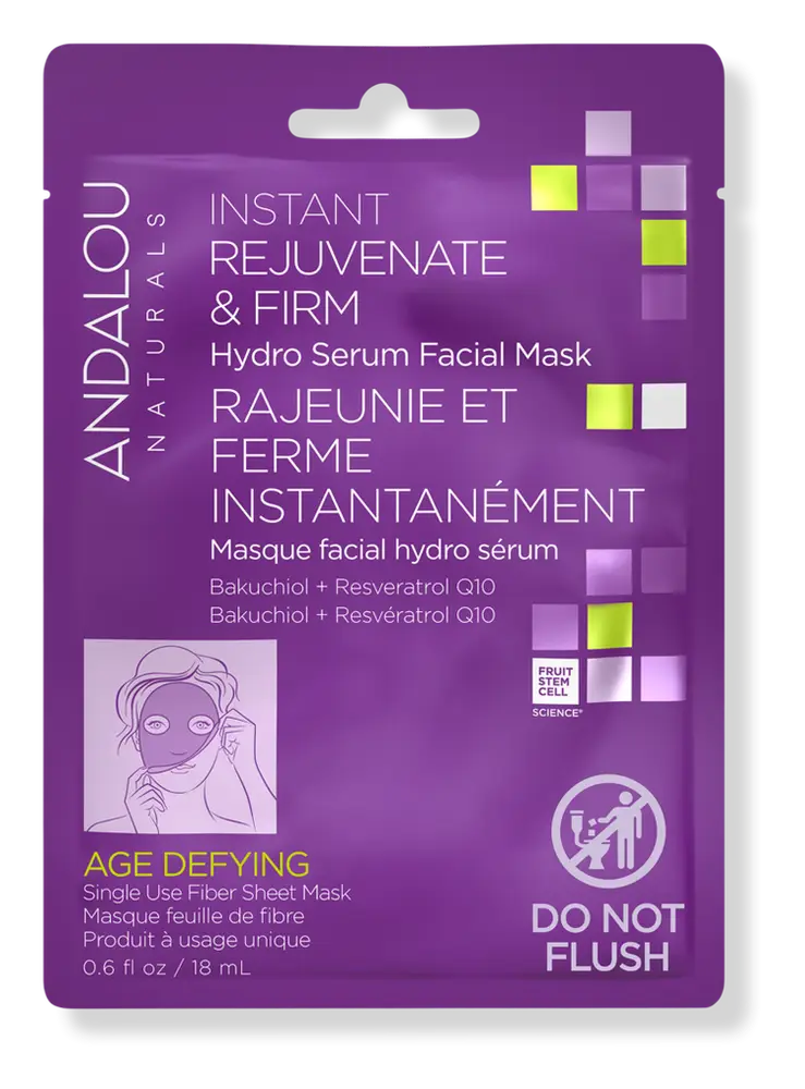 Andalou Naturals Age Defying Instant Rejuvenate & Firm Sheet Mask