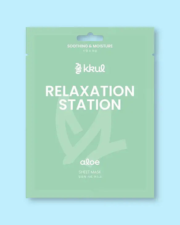 Kkul Relaxation Station Sheet Mask Relaxation station aloe