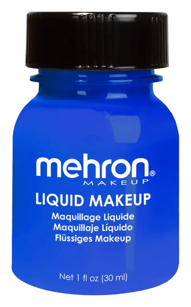 Mehron Makeup Liquid Makeup Glow Blue
