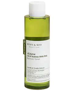 Mary & May Vegan Cica Tea Tree AHA PHA Toner