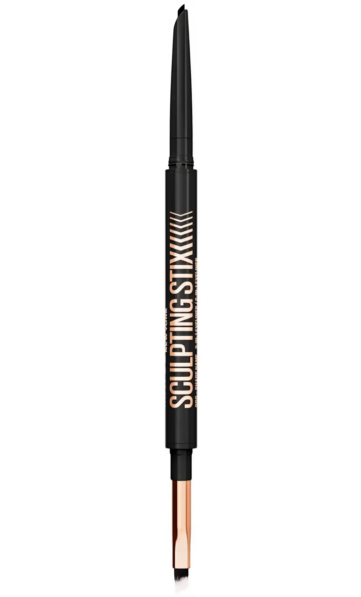 Maybelline Sculpting Stix Double-Ended Eyeliner Pencil With Brush Black Blur