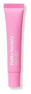 Polite Society Polite Pout Glossy Lip Balm Pink Grapefruit