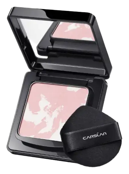 Carslan Oil Control Face Pressed Powder 01 Light Pink