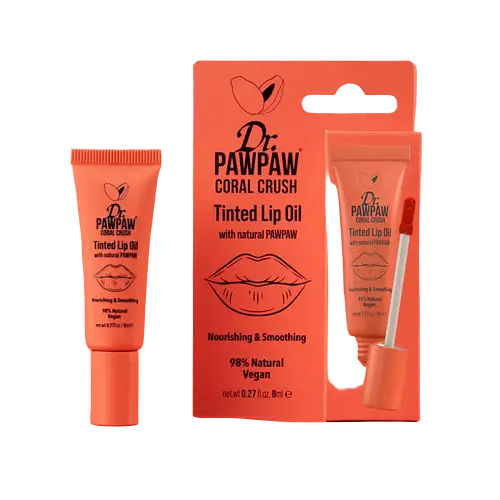Dr. PAWPAW Tinted Lip Oil Coral Crush