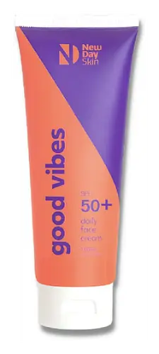 New Day Skin Good Vibes SPF 50+ Daily Face Cream