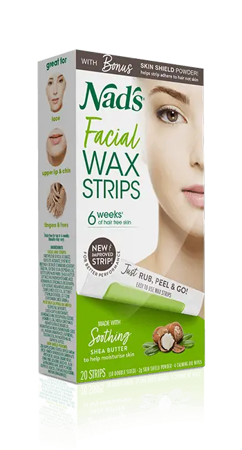 Nad’s Facial Wax Strips