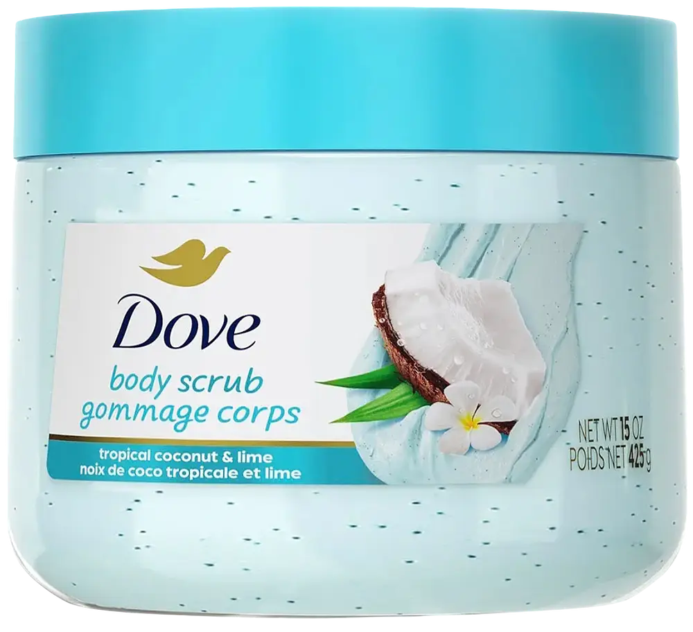 Dove Body Scrub Tropical Coconut & Lime
