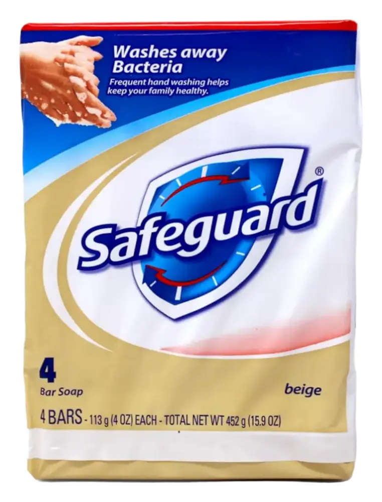 Safeguard Antibacterial Hand Bar Soap Beige