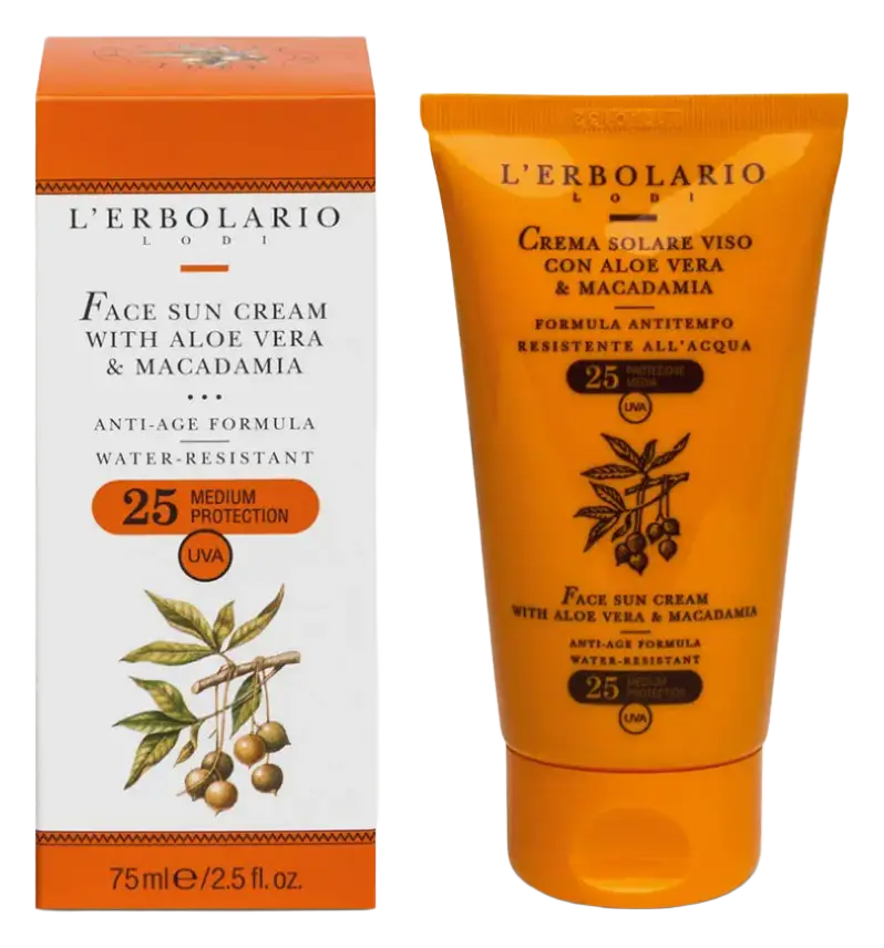 L'Erbolario Face Sun Cream Anti-Age Formula SPF 25