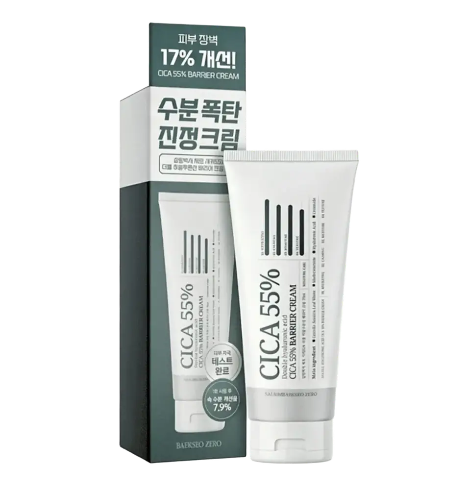 Salrim Baekseo Double Hyaluronic Acid Cica 55% Barrier Cream