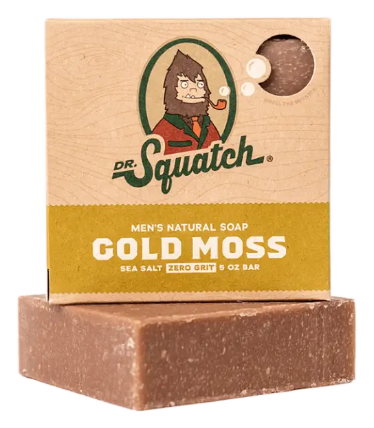 Dr. Squatch Gold Moss Bar Soap