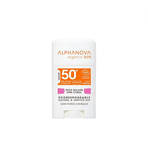 Alphanova Stick Solaire SPF 50+ Pink Coral