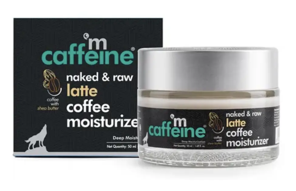 mCaffeine Latte Coffee Face Moisturizer with Shea Butter - Ceramide - Almond Milk