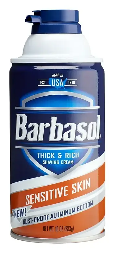 Barbasol Sensitive Skin Thick & Rich Shaving Cream