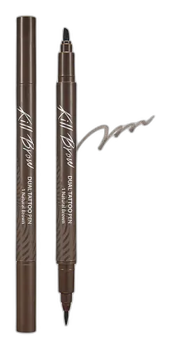 CLIO Kill Brow Dual Tattoo Pen Set 01 Natural Brown