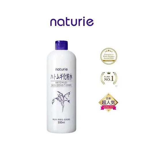 Naturie NATURIE Hatomugi Skin Conditioner Lotion (500ml) (Non-alcohol)