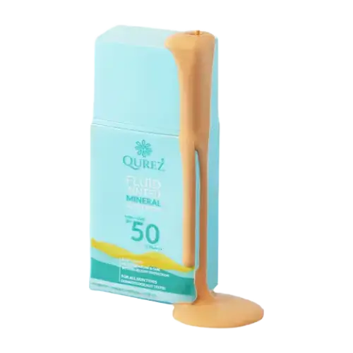 Qurez Fluid Tinted Mineral Sunscreen SPF 50