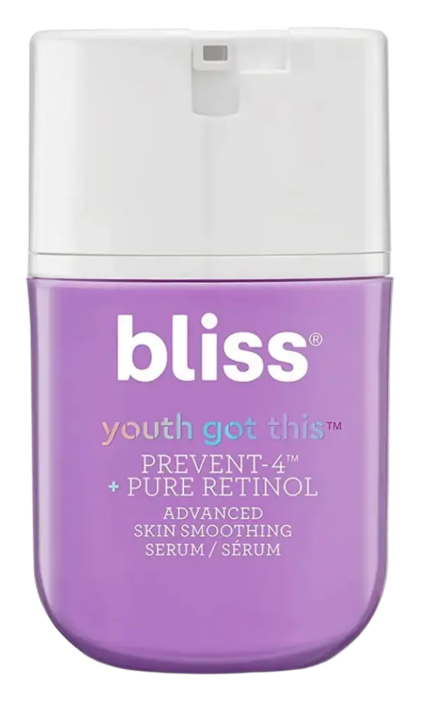 Bliss Youth Got This Prevent-4 + Pure Retinol Advanced Skin Smoothing Serum
