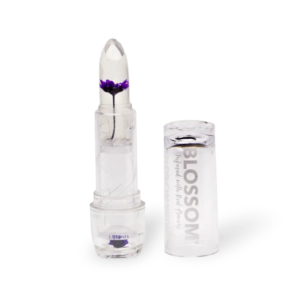 Blossom Color-Changing Crystal Lip Balm Purple