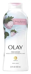 Olay Fresh Outlast Body Wash White Strawberry & Mint