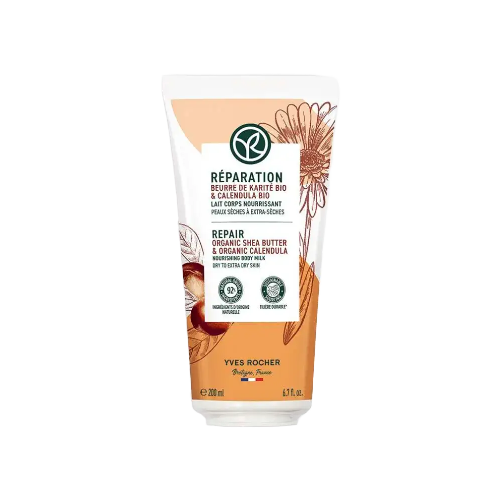 Yves Rocher Repair Organic Shea Butter & Organic Calendula Nourishing Body Milk
