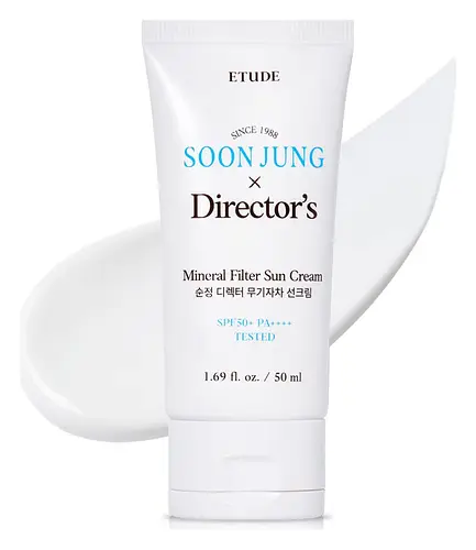 Etude House Soon Jung X Director's Mineral Filter Sun Cream SPF50+ PA++++