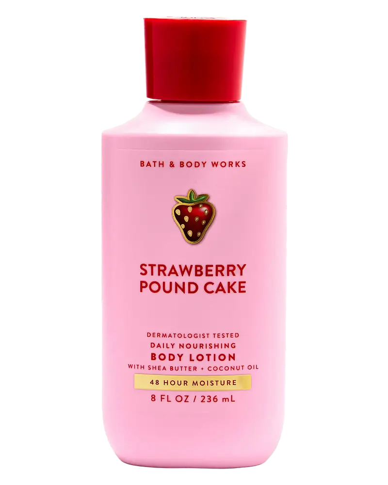 Bath & Body Works Body Lotion Strawberry Pound Cake