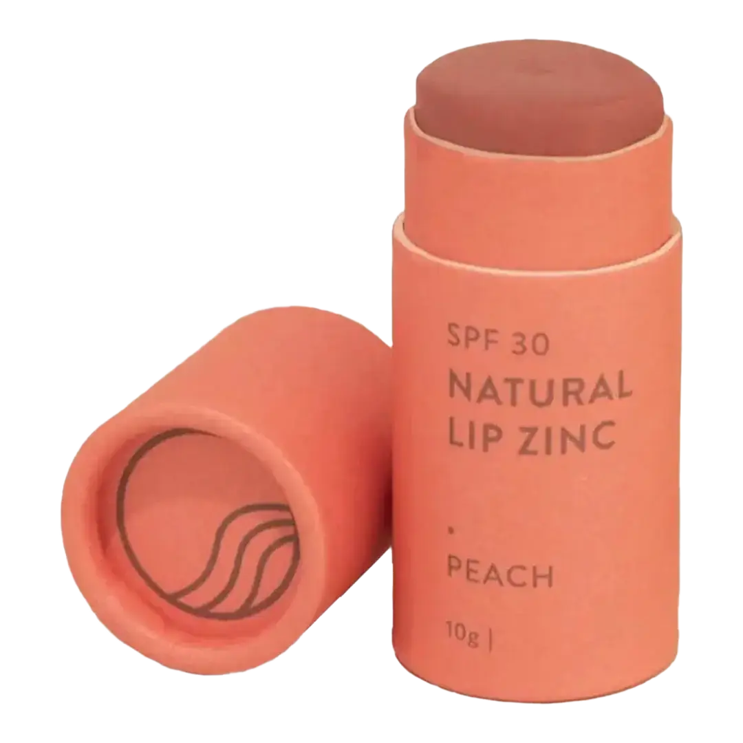 Winki Zinc Natural Tinted Lip Zinc Stick SPF 30 Peach