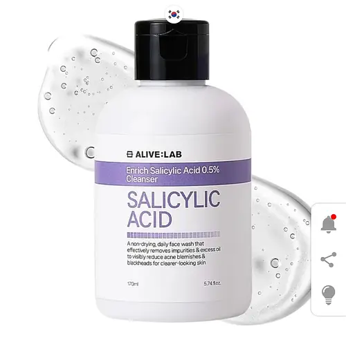 ALIVE:LAB Enrich Salicylic Acid 0.5% Cleanser