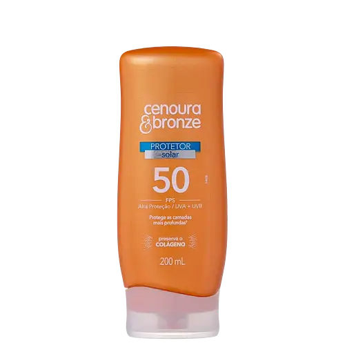 Cenoura And Bronze Protetor Solar Corporal FPS 50