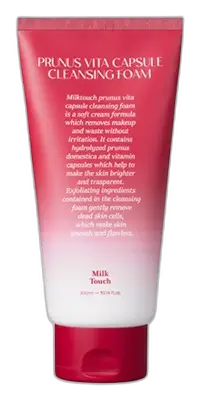 Milk Touch Prunus Vita Capsule Cleansing Foam