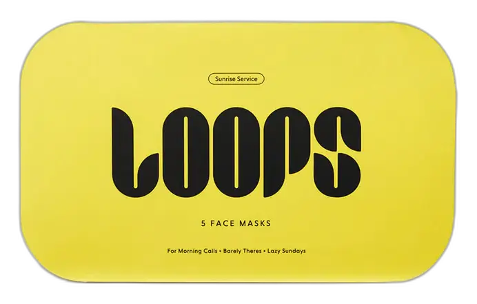 Loops Sunrise Service Brightening Hydrogel Face Mask