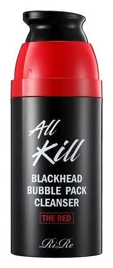 RiRe All Kill Blackhead Bubble Pack Cleanser The Red
