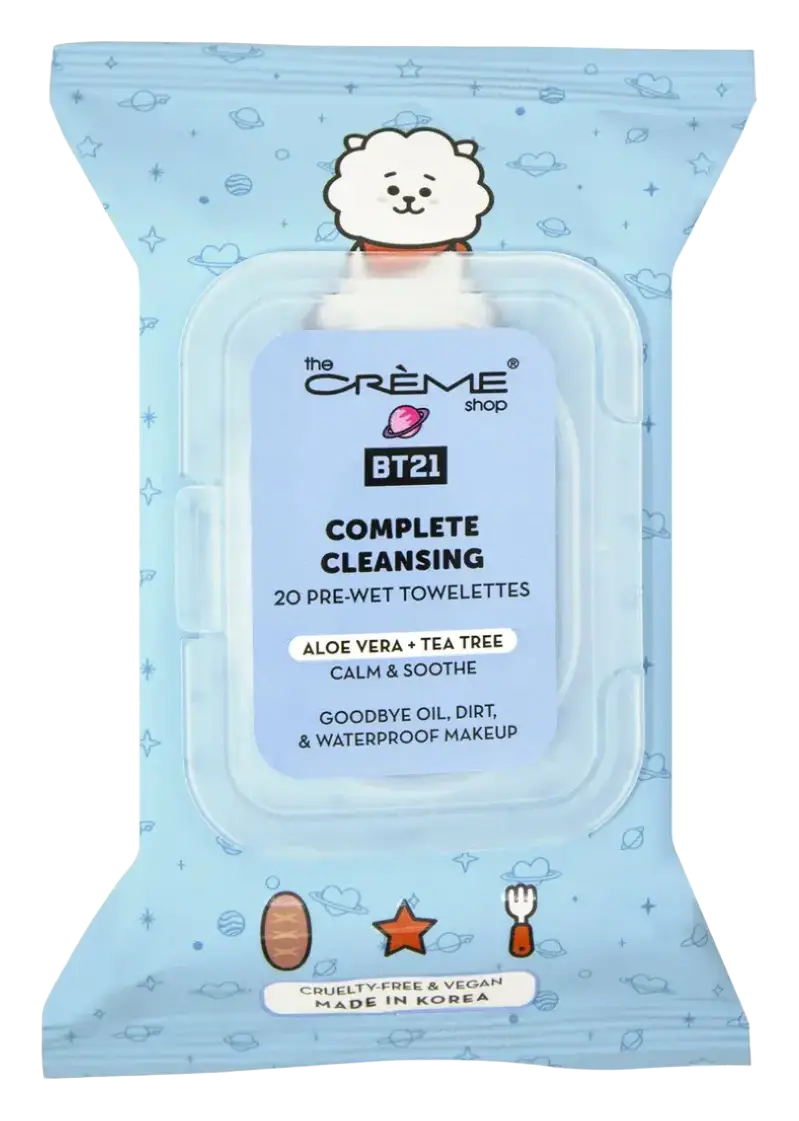 The Creme Shop RJ Complete Cleansing Towelettes Aloe Vera + Green Tea