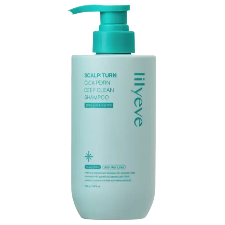 Lilyeve Scalp:Turn Cica PDRN Deep Clean Shampoo