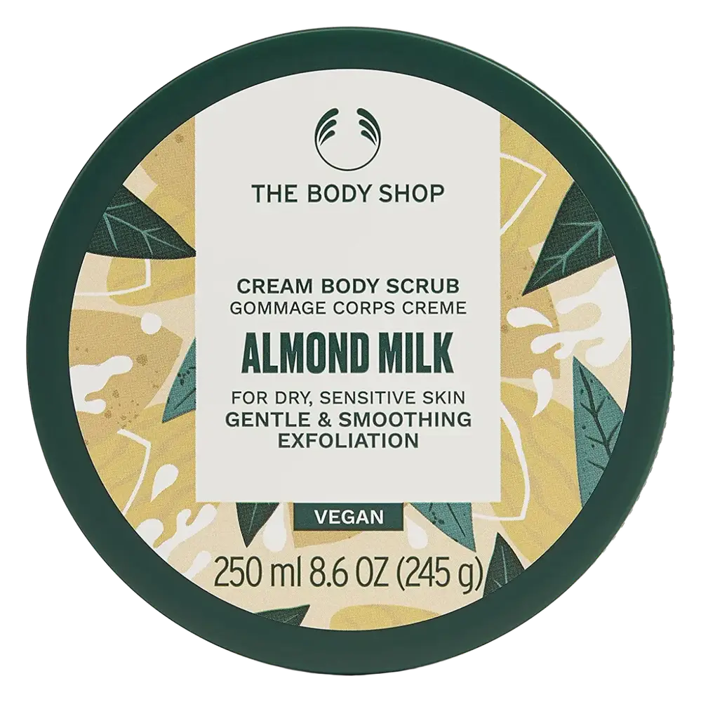 The Body Shop Cream Body Scrub Almond Milk