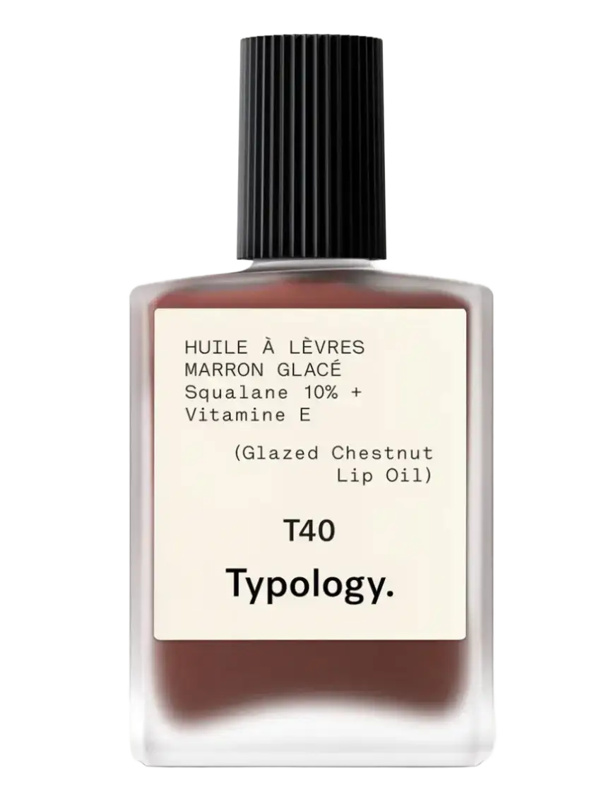 Typology T40 Tinted Lip Oil Glazed Chestnut
